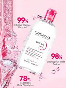 Bioderma 3-In-1 Gentle Facial Cleansing Water, Makeup Remover & Eye/Lip Cleanser, 500ml - Powder 500ml - View 2
