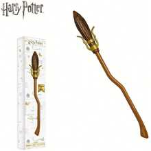WB Pluma de bolígrafo con forma de varita mágica con licencia oficial de Harry Potter. La varita mágica mide 10.5 pulgadas de largo. Regalo universal para la familia y amigos en cumpleaños - Marrón - Ver 8