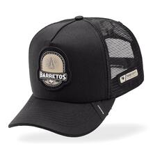 Country Trucker Line Cap Peacock Party Barretos Polyester - NS đen - Xem 2