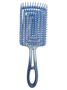 KUAILE BIJUX Flex Square Brush With Openwork And Flexible Soft Bristles To Detangle Hair - Multicolor - View 7