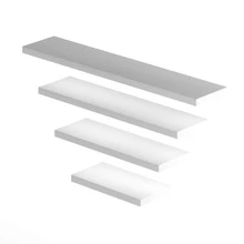 Kit Of 4 MDF Shelves In Various Sizes - 白色 - 查看 4