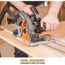 2800mm Guide Rail Track + Bag + Clamps Fits Makita Bosch Saws Routers  UK - White - View 2