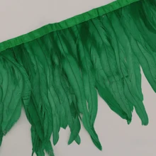 1m Borlas de plumas de gallo de colores Adorno de artesanía Adornos para manualidades DIY, decoración de fiesta festiva