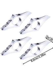 1 件透明亚克力拇指书签方便小创意书本扩展器，学校用品，返校