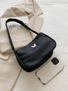 时尚简约百搭女士单肩包，适合日常生活和旅行，也适合作为礼物送给朋友或作为情人节礼物。 - 黑色 - 查看 4