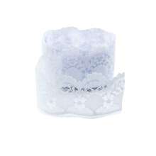 10M/Roll 4cm/1.57inch Colored Lace Trim Ribbon Fabric Handmade DIY Embroidery Sewing Clothing Valentine's Day Gift Packaging Party Home Christmas Decoration