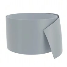 Froadp 10x Rigid PVC Privacy Screen Strips, 2.5m X 19cm Protective Film, Opaque Roll, Privacy Screen For Double Wire Fence, Wind Protection - Light Grey - View 2