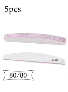 Bộ 3/5/10 dũa móng tay chuyên nghiệp, giấy nhám hai mặt 80/100/150/180/240 grit dùng để đánh bóng và tạo hình móng, dụng cụ làm móng hình lưỡi liềm, dụng cụ nghệ thuật làm móng, dụng cụ chuẩn bị cho năm học mới, chăm sóc móng, dụng cụ làm móng (thích hợp cho móng giả) - Nhiều màu - Xem 9