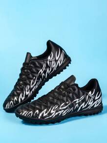 Herren Fußballschuhe, Kunstrasen Stollenschuhe, professionelle flach geschnittene atmungsaktive Sportschuhe für Rasen Fußball, Outdoor/Indoor professionelle Fußballtrainingsschuhe