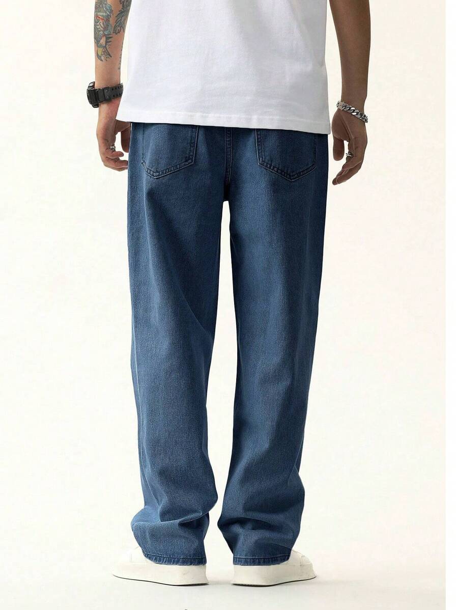 Calça Bag Jeans Larga Balão Estilo Skatista Carpenter Streetwear Premium Estilosa Jeans Baggy