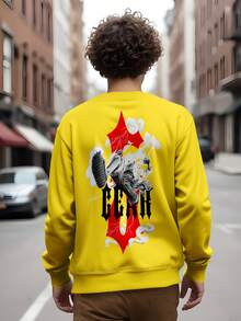 One Piece  Gear Japanese Anime Sweatshirt Ref 0175 NERD VEST - 黃色 - 查看 4