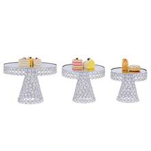 HOHOBLA LOYALHEARTDY-BTG 4pcs Set Cake Stands Round Cupcake Stands Dessert Wedding Christmas Party Display Plates[Best Gift For Family&Friends] - Thông thoáng - Xem 3