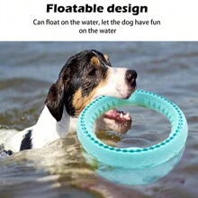 Brinquedo de roer para animais de estimação, Brinquedo em forma de círculo, Brinquedo de companhia para cachorros, Brinquedo de treinamento para cachorros, Brinquedo resistente à mordida e sólido