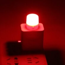 1 件 USB 迷你小夜灯、USB 氛围灯、节能灯、USB 灯泡、紧凑型 LED 灯泡、便携式照明、装饰灯、迷你 USB 灯，适用于汽车、卧室、托儿所、浴室 - 彩色 - 查看 10