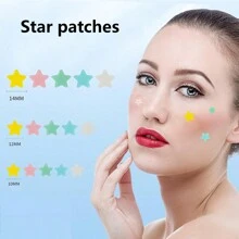 40/160/280 Peças Adesivos Coloridos - À prova d'água, à prova de suor e suave na pele, adequado para pintura facial/pintura facial e corporal/giz de festa/suprimentos de maquiagem para festa/Halloween/Natal/Festivais/Adesivos divertidos para fotos, Maquiagem, Barato, Decoração de quarto, Penteadeira, Viagem, Quarto, Acessórios de maquiagem