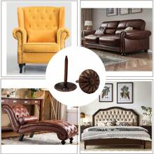 120pcs/Pack 11x17mm Antique Brass Furniture Upholstery Nails, Vintage Style Decorative Tacks For Armchairs, Sofas, Beds, Doors