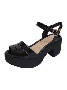 Women's Platform Sandal Elegant Fashion Comfortable High Heel Miss Miss Ref 10271 - 黑色 - 查看 2