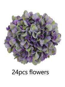 6pcs/12pcs/24pcs, 11.8in/30cm, Artificial Flower, Artificial Hydrangea Flower With Stems For DIY Party, Wedding, Home Decor, Tabletop Flower Bouquet - Multicolor - View 24