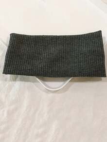 1 Băng đô vành rộng đa năng phong cách Hàn Quốc, Băng đô tập luyện co giãn, Phụ kiện tóc thời trang màu trơn cho mùa thu/đông - Nhiều màu - Xem 7