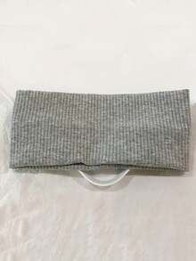 1 Băng đô vành rộng đa năng phong cách Hàn Quốc, Băng đô tập luyện co giãn, Phụ kiện tóc thời trang màu trơn cho mùa thu/đông - Nhiều màu - Xem 4