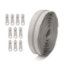 1 套 = 4.5 米拉链 + 10 个塑料拉链头，彩色尼龙 #3 拉链，带 10 个匹配的塑料拉链头，1 套/5 套，适用于服装、纺织品、箱包 - 多種顏色 - 查看 20