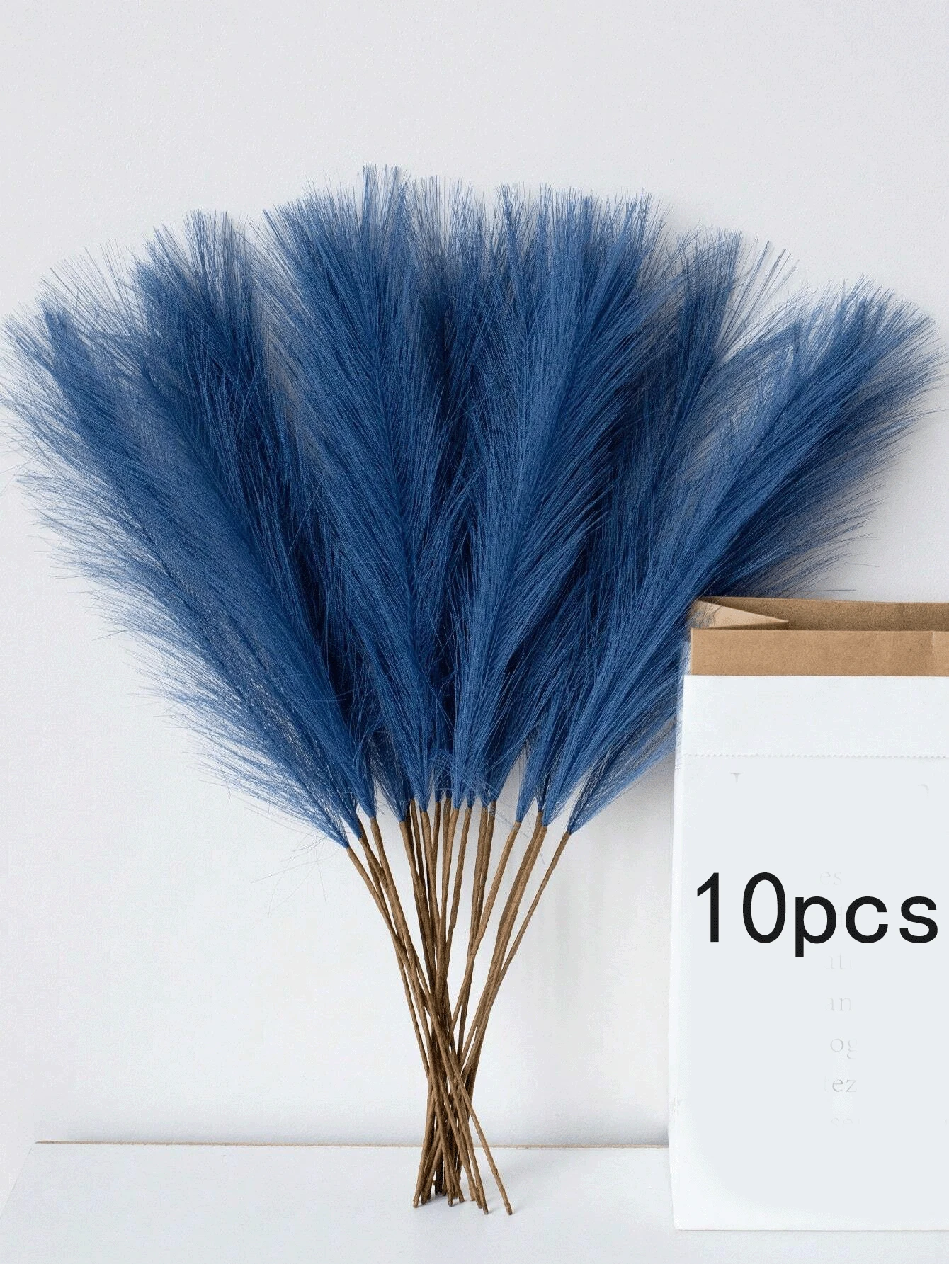1/10/20/30pcs Artificial Reed Grass, Boho Decor Faux Pampas Grass Decor