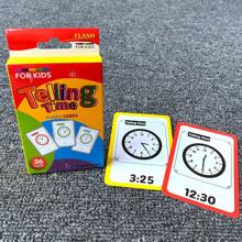 Tarjetas cognitivas para vocabulario en inglés en educación infantil temprana para bebés y niños pequeños, tarjetas flash de palabras de uso frecuente para suministros de kindergarten y juegos de homeschool para niños de preescolar, tarjetas de vocabulario de aprendizaje interesante y cognitivo para formas geométricas, animales, frutas, colores, tiempo, verduras, alimentos y bebidas, y partes del Body, regale a los niños un regalo de aprendizaje interesante, útiles escolares, regalos de Halloween y Navidad para estudiantes, escuela y niños - Multicolor - Ver 14