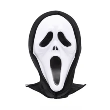 1 pieza Disfraz de Halloween Maquillaje de zombie Fiesta Guantes y máscara realista de esqueleto aterrador