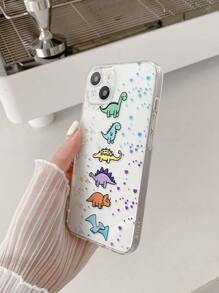 苹果高透穿孔爱心恐龙彩绘防摔软手机壳 适用于 15 XR/7/8、 15 Pro Max/12 Pro Max/13 Pro Max/14 Pro Max 13 14 11 12P 14P 11P 12P、软保护壳适用于 Galaxy S24、Galaxy 14、Galaxy 24、Galaxy 54、Galaxy S20 FE、Galaxy S24+、Galaxy S24 Ultra、Galaxy S22、Galaxy S23 Ultra、Galaxy A13 4G/A52/A52s 5G、Galaxy A25、Galaxy A34、Galaxy A35、Galaxy A55、Galaxy A05、兼容 12 Pro/12/12X、Note 11、9A、9C、Polox3 NFC、Redmi 10、Redmi 9、Note 9、12C、 Note 11 Pro、Redmi 10C、Note 8 Pro 手机壳防水防震防刮 - 彩色 - 查看 3