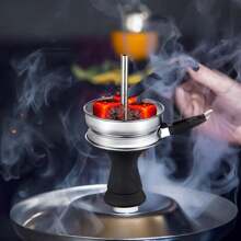 Hookah Bowl Set - Silicone Hookah Tobacco Shisha Bowl With Heat Management Screen Charcoal Holder For Smoking Shisha Hookah Easy Replace Charcoal Fast Cleaning Boy Valentine Heart Women's Valentine