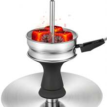 Hookah Bowl Set - Silicone Hookah Tobacco Shisha Bowl With Heat Management Screen Charcoal Holder For Smoking Shisha Hookah Easy Replace Charcoal Fast Cleaning Boy Valentine Heart Women's Valentine