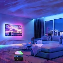 Máy chiếu đèn ngủ Northern Lights có điều khiển từ xa - 7 chế độ màu, cấp nguồn qua USB, hoàn hảo cho trang trí phòng ngủ và rạp hát tại nhà, quà tặng Giáng sinh lý tưởng - Nhiều màu - Xem 7