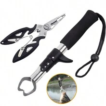 Agarre Pinzas Alicates De Acero Para Pesca Pinza - Negro - Ver 7