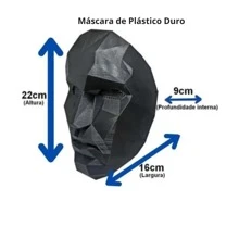 Boss Round 6 Black Hooded Cape And Mask Costume - Negro - Ver 3