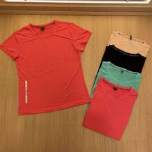 Women's Dry Fit Gym T-Shirt, Hiking Top, Bodybuilding, Workout, Baby Look - 粉色 - 查看 1