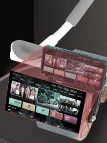 粉色自動彈回式腹部輪帶定時器和腰部肌肉訓練器,全身運動腹部滾輪-真正的運動伴侶 - 粉色 - 查看 9