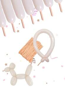 20 quả bóng bay ma thuật màu Macaron Latex, thích hợp cho trang trí tiệc cưới sinh nhật Halloween Giáng sinh - Nhiều màu - Xem 7