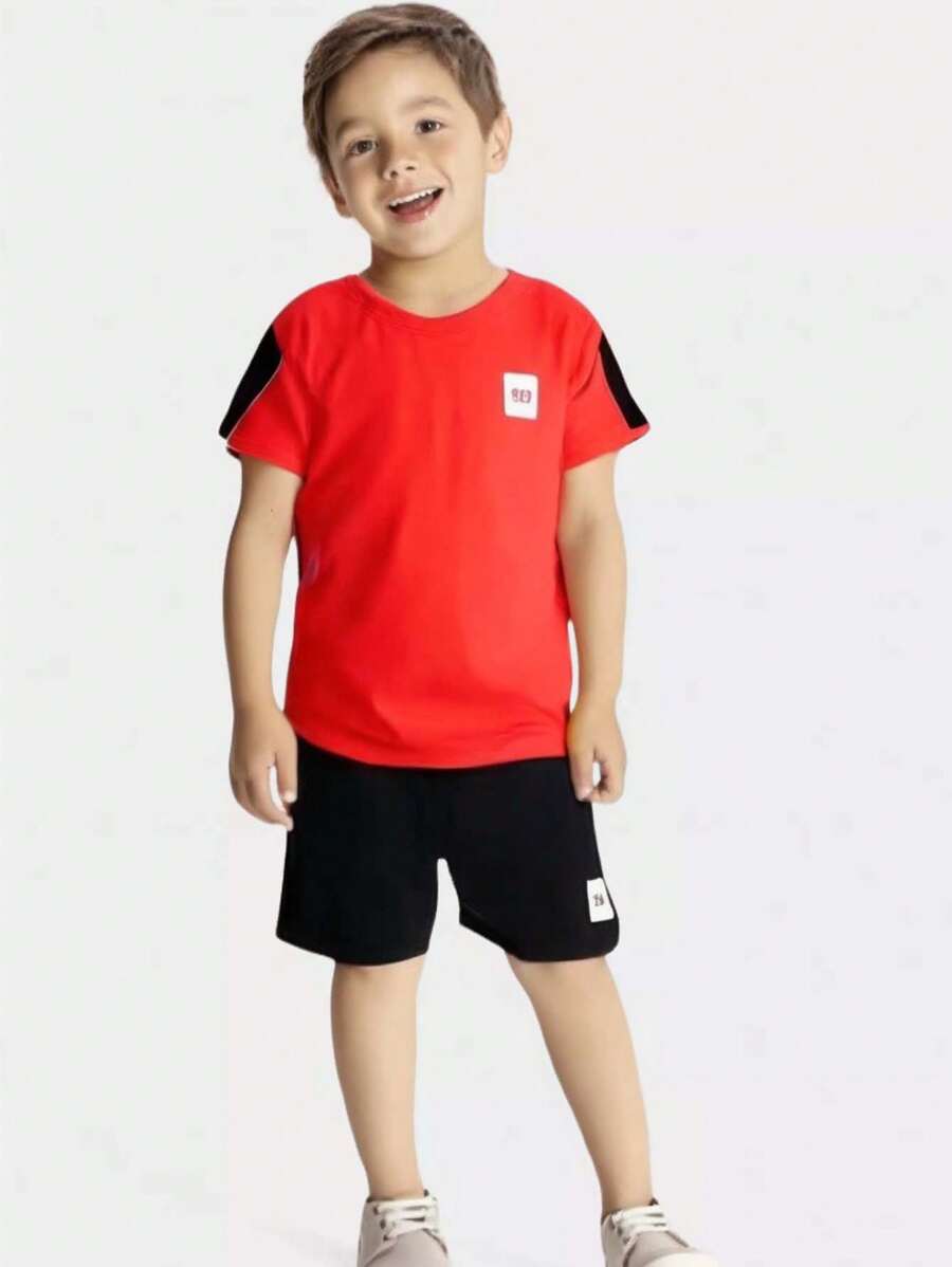 Young Boys Sets - 紅色 - 查看 1