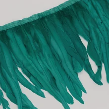 1m Borlas de plumas de gallo de colores Adorno de artesanía Adornos para manualidades DIY, decoración de fiesta festiva