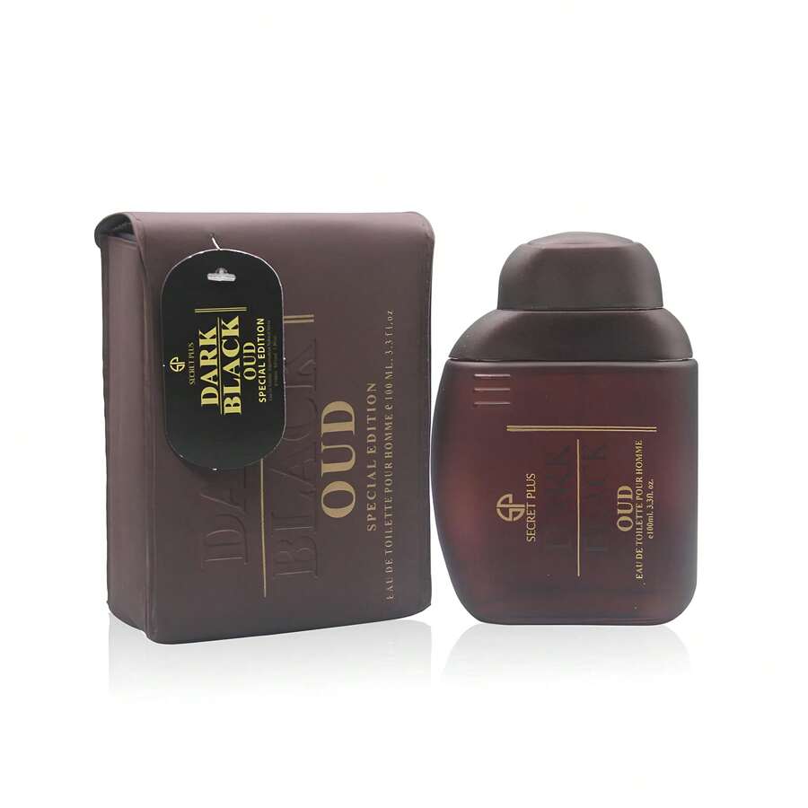 Men's Perfume Dark Black Oud –Intense & Mysterious Fragrance With Spicy, Woody, And Amber Notes–Long-Lasting,Bold Scent For Evening And Special Occasions - 深黑沉香木 - 查看 1