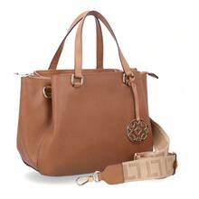 Medium Tote Bag Almond Weave - 2000208 - Luz Da Lua - 摩卡棕 - 查看 3