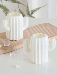 Hộp đựng bút bằng gốm giả Hộp đựng bút xương rồng Cốc đựng bút dễ thương Bàn làm việc cho trẻ em Cây xương rồng dễ thương Trang trí văn phòng Phụ kiện để bàn Bút cốc Nồi Sắp xếp bàn làm việc - nhiều màu - Xem 3