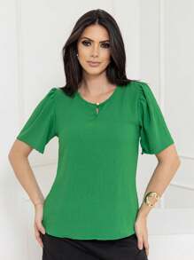 Women Tops - màu xanh lá - Xem 1