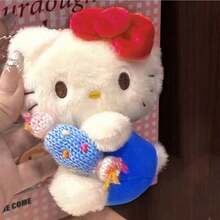 Llavero de peluche de  de , portacaramelos, accesorio para mochila, regalo de cumpleaños - Multicolor - Ver 6