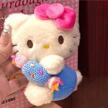 Llavero de peluche de  de , portacaramelos, accesorio para mochila, regalo de cumpleaños - Multicolor - Ver 3