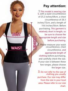 2025 Newest New Year Spring Women Sweat Enhancing Shaping Slimming Body Shaper Vest With Adjustable Hook-And-Loop Waist Trainer, Posture Corrector, Sweat-Wicking Fabric, Activewear, Yoga, Fitness, Thermal Fat Burning (PU Coating) Gym Accessories Belly Slimming Girdles, Lumbar Girdles Belly Slimming Corset - Pink - View 5
