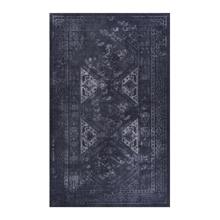 Naar 2x3, Machine Washable Area Rugs, Low-Pile, Non-Slip, Non-Shedding, Foldable,  Area Rugs For Living Room, Bedroom, Kitchen, Dining Room Rug - Perfect Gift, (Black+ Gray, 2'x3')