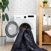 Naar 2x3, Machine Washable Area Rugs, Low-Pile, Non-Slip, Non-Shedding, Foldable,  Area Rugs For Living Room, Bedroom, Kitchen, Dining Room Rug - Perfect Gift, (Black+ Gray, 2'x3')