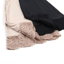 Kit 3 Skirt Petticoat Petticoat Second Skin Tight Dress Hem With Lace - 白色 - 查看 4