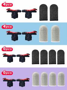 New Game Accelerator With Glove, Quick Shooting 'Chicken Dinner' Button Assistive Gaming Accessory